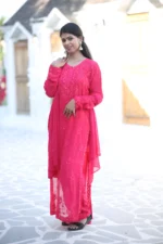 Mahira Pink Viscose Set