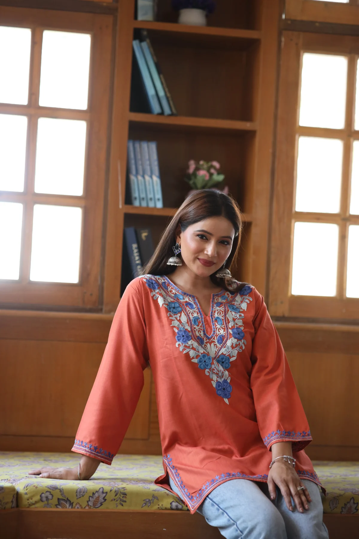 Nazneen Rust Kurti