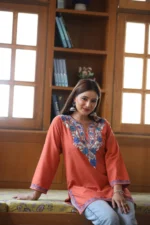 Nazneen Rust Kurti