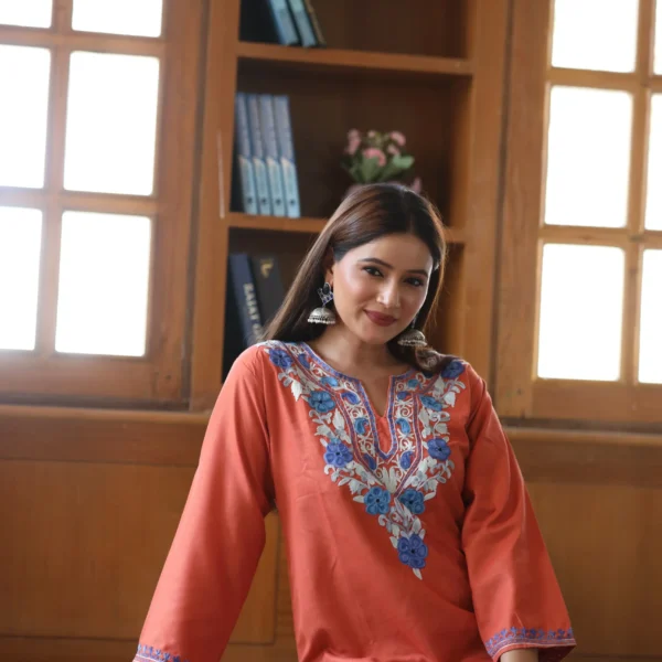 Nazneen Rust Kurti