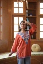 Nazneen Rust Kurti