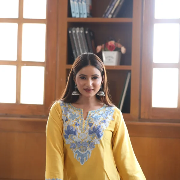 Nazneen Yellow Kurti