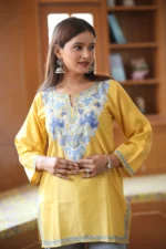 Nazneen Yellow Kurti