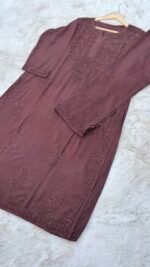 Geetu Rayon Set - Mauve Wine - Image 3