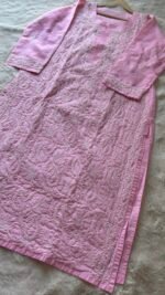 Riya Jaal Kurta - Pink - Image 3