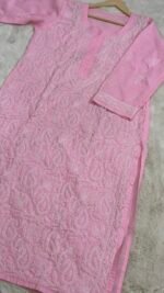 Riya Jaal Kurta - Pink - Image 2