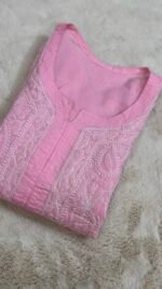 Riya Jaal Kurta - Pink
