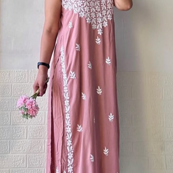 Neetika Strappy Sleeves Set - Madagascar Pink