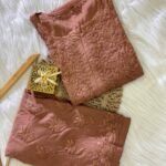 Niharika Chikankari Kurta Set - Brown