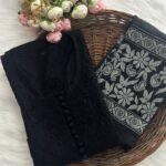 Roohi Chikankari Kurta Set - Black