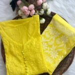Roohi Chikankari Kurta Set - Yellow