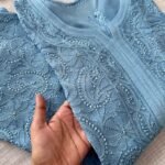 Tiyara Viscous Kurta Inner - Oceanic Blue
