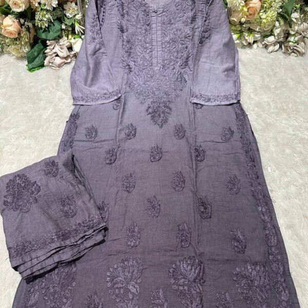 Zayra Dual Tonned Set - Grey Ridge
