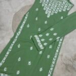 Neetika Strappy Sleeves Set - Elm Green