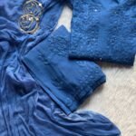 Ranjha Soft Rayon Cotton Mukaish Work Premium Quality Set - Blue