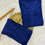Rahsha Kurta Set Pure Modal Butter Soft Fabric - Blue