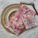 Nishra Pure Mul Cotton Chikankari Kurta Set - Pink
