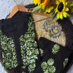Hansa Pure Modal Heavy Hand Work Kurta Set - Green