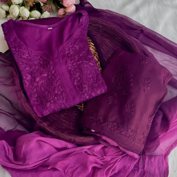 Raas Ombre Pattern Full Set - Pink