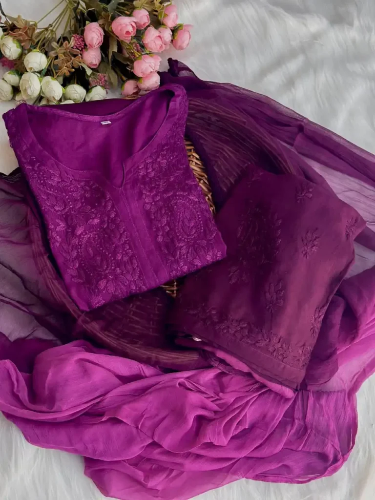 Raas Ombre Pattern Full Set - Pink