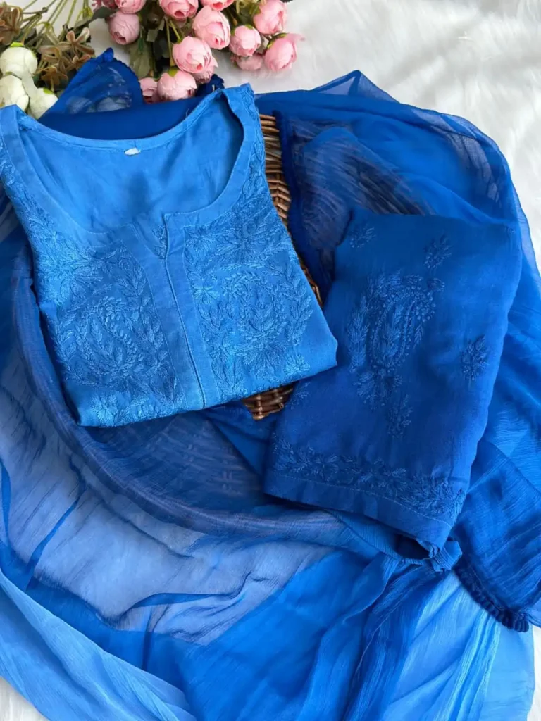 Raas Ombre Pattern Full Set - Blue