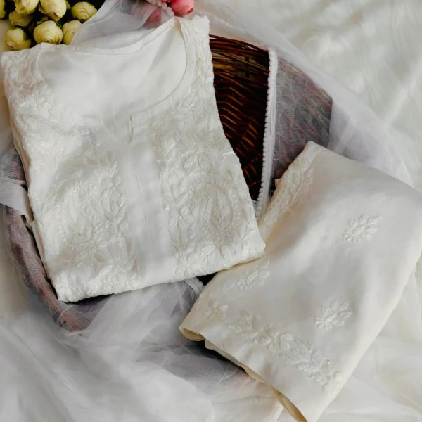 Raas Ombre Pattern Full Set - White