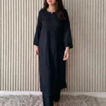 Shradha Rayon Cotton Chikankari Kurta Set
